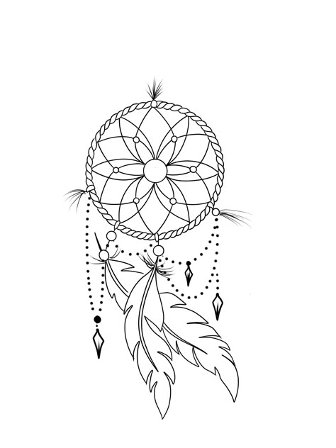 Simple Dream Catcher Drawing, Dreamcatcher Tattoo Designs For Women, Dream Catcher Outline, Simple Dream Catcher Tattoo, Dreamcatcher Tattoo Design, Dream Catcher Sketch, Atrapasueños Tattoo, Dreamcatcher Drawing, Dream Catcher Drawing