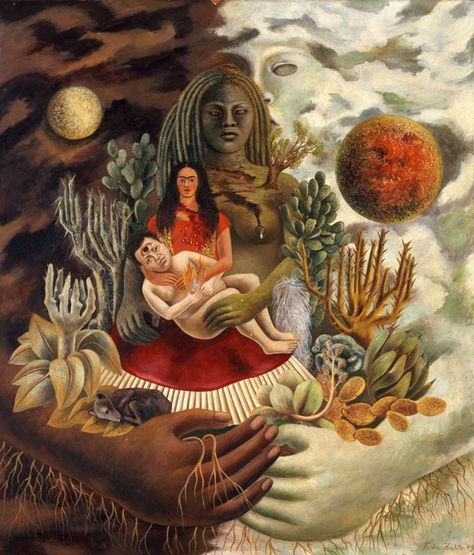 El abrazo de amor del Universo, la Tierra, México, Diego, yo y el señor Xólotl. 1949 فريدا كاهلو, Frida Kahlo Diego Rivera, Heather Galler, Frida Kahlo Paintings, Kahlo Paintings, Frida And Diego, Frida Art, Galleria D'arte, Frida Kahlo Art