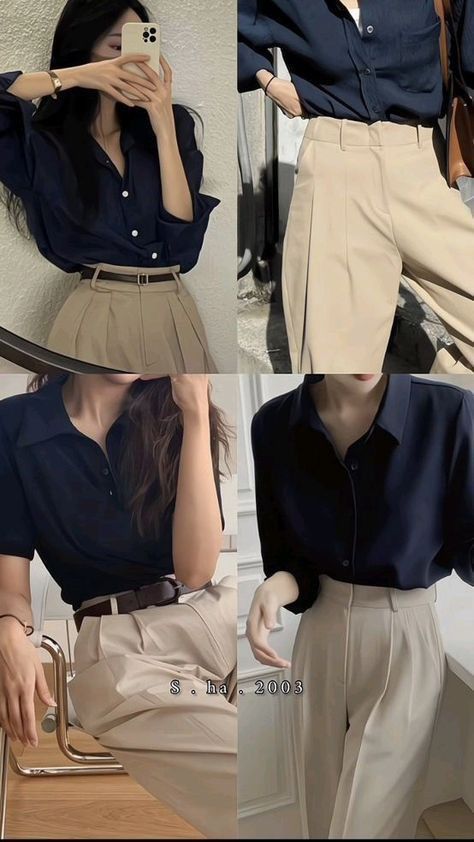 Chique Outfit, Simple Casual Outfits, Mix Match Outfits, Mode Chanel, Business Casual Outfits For Work, Everyday Fashion Outfits, Casual Day Outfits, Elegante Casual, Quick Outfits