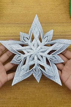 Foam Snowflakes, Snowflakes Tutorial, Snowflakes Making, Glitter Paper Crafts, Foam Ornaments, Foam Christmas Ornaments, 3d Paper Snowflakes, Diy Christmas Snowflakes, Foam Sheet Crafts