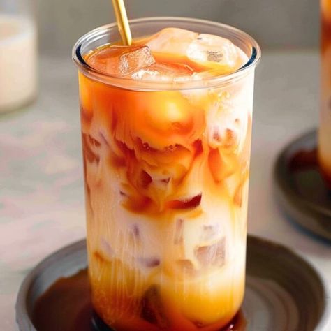 Thai Iced Tea Recipe - Yerba Mate Culture Home Made Ice Tea, Thai Iced Tea Recipe, Green Tea With Milk, Jasmine Milk Tea Recipe, Moroccan Mint Tea Recipe, Thai Tea Recipes, Friend Dinner, Mint Tea Recipe, Milk Thistle Tea