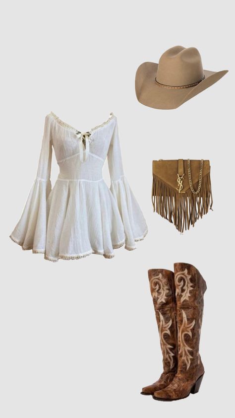 #countryvibes #countrygirl #countryaesthetic #countrymusic #countryside #country #rodeofit #western #westernaesthetic #westernfashion #westernfit #westernstyle #westernoutfit #westernvibes Cowboy Outfits For Women, Traje Cowgirl, Country Concert Outfits, Casual Country Outfits, Cowgirl Style Outfits, Fest Outfits, Southern Outfits, Mode Hippie, Country Style Outfits