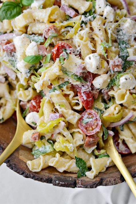 Grinder Pasta Salad, Italian Grinder, Campanelle Pasta, Cold Pasta Salad, Cold Pasta, Pasta Salad Recipe, Pasta Salad Italian, Grilling Chicken Breast, Pasta Salad Recipes