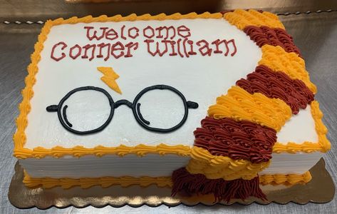 Cake Decorating Buttercream, Decorating Buttercream, Harry Potter Cakes, Harry Potter Theme Birthday, Harry Potter Birthday Cake, Harry Potter Bday, Birthday Sheet Cakes, Harry Potter Baby Shower, Cakes Decorated