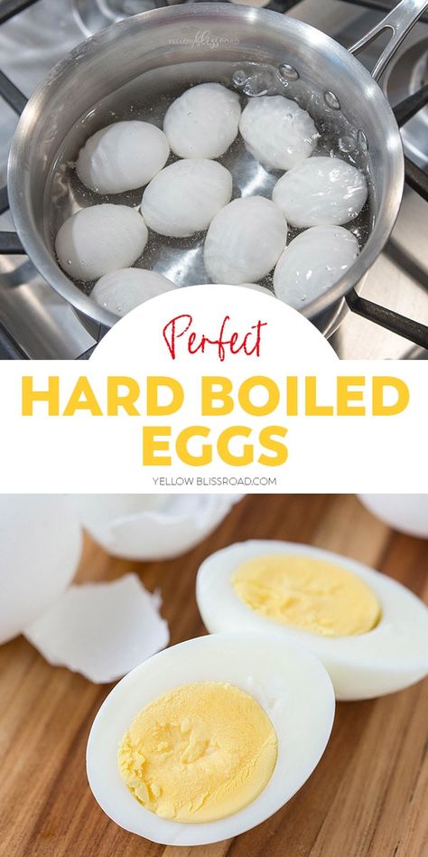 Creative Egg Recipes, How To Boil Eggs, Cooking Hard Boiled Eggs, Boiled Egg Recipes, Perfect Boiled Egg, Hard Boiled Egg Recipes, Boil Eggs, Peeling Hard Boiled Eggs, Making Hard Boiled Eggs