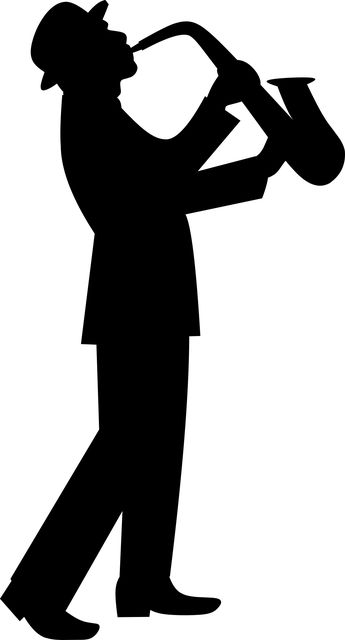 Music Images Art, Jazz Silhouette, Musician Silhouette, Silhouette Images Free, Jazz Drawing, Silhouette Arte, Music Silhouette, Arte Jazz, Jazz Instruments