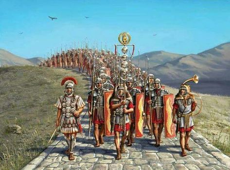 The Roman army of the mid-Republic was also known as the "manipular army" or the "Polybian army" after the Greek historian Polybius, who provides the most detailed extant description of this phase. The Roman army started to have a full time army of 150'000 at all times and 3/4 of the rest where levied. Imperial Legion, Imperiul Roman, Rome History, Roman Armor, Pax Romana, Roman Roads, Roman Warriors, Historical Warriors, Roman Army