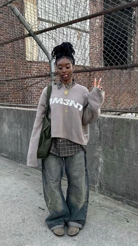 Pakaian Hipster, Street Style Outfits Casual, Outfit Inspo Casual, Mia 3, Neue Outfits, Tomboy Outfits, Tomboy Style Outfits, Streetwear Fashion Women, Outfits Winter