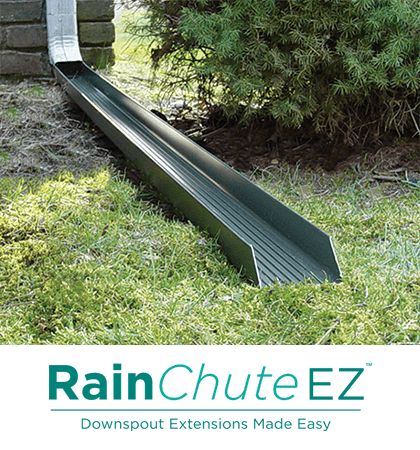 RainChute EZ® Downspout Ideas, Gutter Extensions, Gutter Downspout Extension, Downspout Drainage, Down Spout, Gutter Drainage, Drainage Ideas, Landscape Drainage, Backyard Drainage