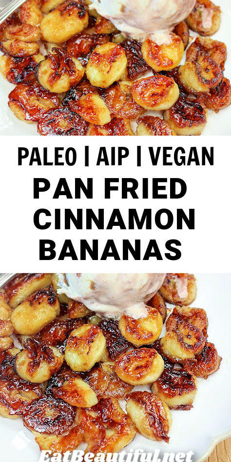 Pan Fried Cinnamon Bananas are a dessert, breakfast, snack, condiment, side dish -- whatever you want them to be, because: They're delicious and so versatile. Plus, they're easy to make (we always have bananas on hand) and affordable. Enjoy this easy caramelized treat, and make it for those you love, too. | refined sugar free | paleo | gluten free Yummy Paleo Recipes, Paleo Kid Friendly Recipes, Gluten And Dairy Free Side Dish Recipes, Paleo Meal Ideas Dinners, Whole30 Sweet Snacks, Whole Food Dessert Recipes, Summer Recipes Gluten Free, Cheap Paleo Recipes, Low Inflammation Desserts