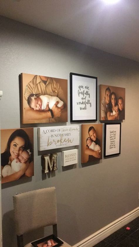 Photo Wall Display, Photo Wall Decor, Newborn Baby Photos, Newborn Pictures, Newborn Photo, New Chapter, Wall Display, Newborn Photos, Baby Pictures