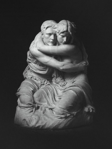 Pietro Canonica, Paolo And Francesca, The Abyss, In 3d, Subjects, Greek Statue, Literature, Statue, Sculpture