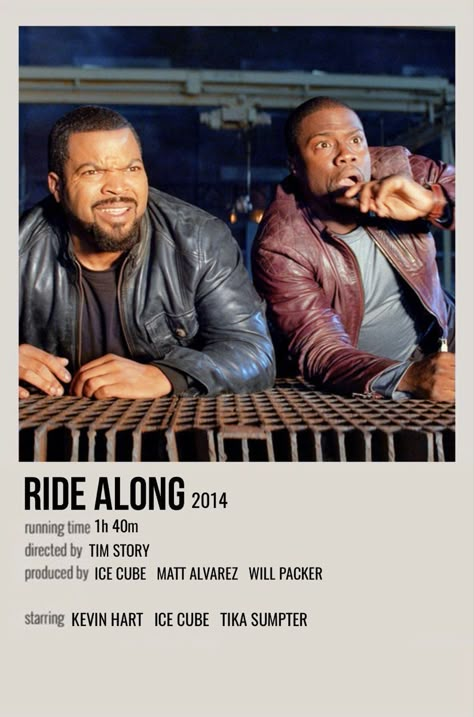 Ride Along Movie Poster, Ride Along Movie, Movies And Shows To Watch, Polaroid Movie Poster, Romance Movie Poster, Movie Character Posters, Black Movies, Movie Recs, Movie Hacks