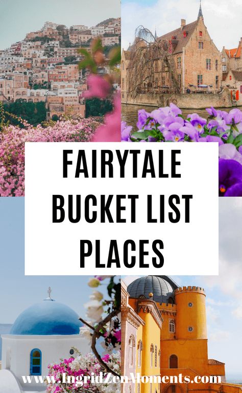 Need some fairytale bucket list destinations to look forward to for the future? Looking for some travel goals inspiration? Here are my bucket list destinations that must be seen at least once! Bucket List Places, Europe Bucket List, Travel Inspiration Destinations, Goals Inspiration, Amsterdam Travel, Beautiful Travel Destinations, Top Travel Destinations, Bucket Lists, Dream Travel Destinations