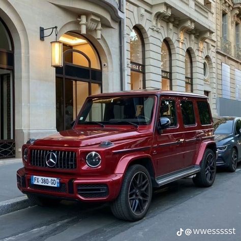 Red Mercedes, Mercedes Jeep, Mercedes G63, Mercedes Cars, مرسيدس بنز, Motos Vintage, Dream Cars Mercedes, Mercedes G Wagon, Cars Mercedes