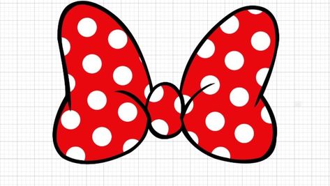 Minnie Mouse Template, Minnie Mouse Printables, Minnie Mouse Birthday Party Decorations, Bow Svg, Svg Clip Art, Minnie Bow, Mickey Mouse Birthday Party, Minnie Mouse Bow, Minnie Mouse Cake