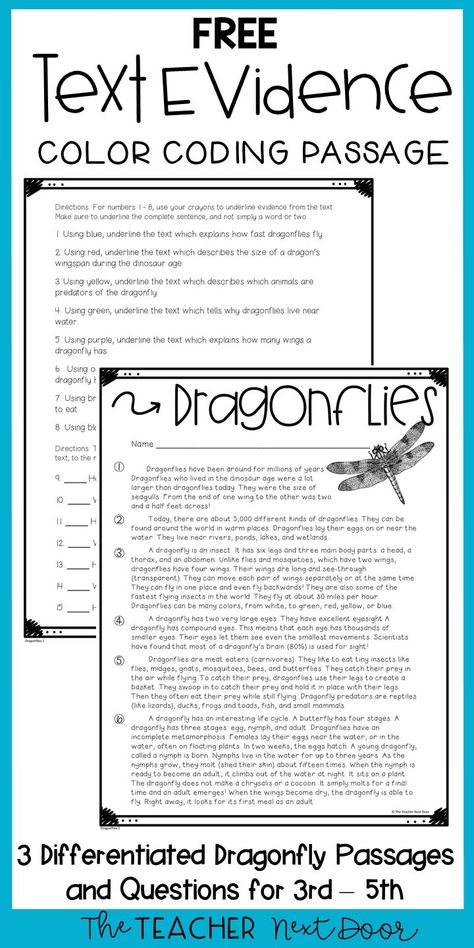 Writing Printables, Third Grade Reading, Text Evidence, 5th Grade Reading, 4th Grade Reading, Teaching Ela, 3rd Grade Reading, Reading Response, Reading Instruction