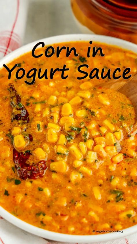 Corn Indian Recipes, Indian Corn Recipes, Corn Curry Recipe, Corn Curry, Veg Curry Recipes, No Onion No Garlic Recipes, No Garlic Recipes, Lake Kivu, Masala Corn