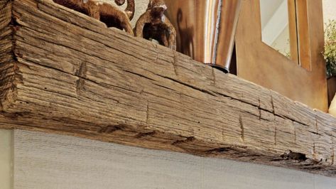 Reclaimed Hand Hewn Beam Fireplace Mantle | Elmwood Reclaimed Timber Reclaimed Fireplace Mantel, Mantel Installation, Beam Fireplace, Reclaimed Wood Fireplace, Reclaimed Wood Mantel, Wood Mantle Fireplace, Wood Mantel Shelf, Hand Hewn Beams, Fireplace Mantel Shelf