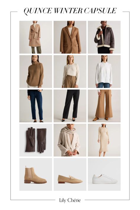 quince capsule wardrobe Casual French Style, Wardrobe Color Guide, French Outfits, Minimalist Fashion Summer, Chic Capsule Wardrobe, French Style Clothing, Chic Style Inspiration, Capsule Wardrobe Basics, Capsule Wardrobe Checklist