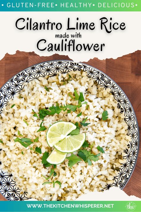 Rice Lime Cilantro, Cilantro Cauliflower Rice, Rice Cilantro Lime, Lime Cauliflower Rice, Rice Cauliflower, Cilantro Lime Cauliflower Rice, Cauliflower Rice Recipe, Rice And Quinoa, Rice Healthy