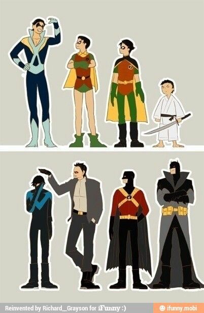 Robin Nightwing Long Hair, Tim Drake Long Hair, All Star Batman And Robin, Batman And Robin Comic, Bat Family Fanart Robins, Marvel Fanart, Batman And Robin Movie, Batman & Robin, Robins