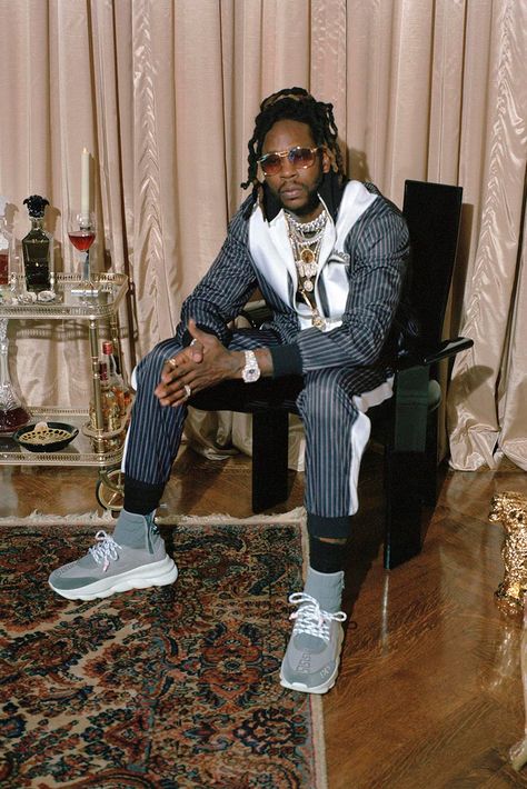 2 Chainz Versace "2 Chain Reaction" Capsule collaboration february 1 2019 drop release date info buy atlanta ready to wear athleisure america usa Chain Reaction Versace, Rappers Delight, Versace Chain, Trinidad James, Versace Jacket, Ace Hood, Kid Ink, Drip Drip, 2 Chainz