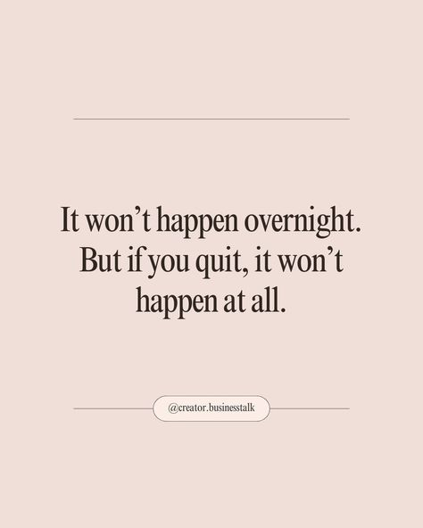 Quitting is the only way you fail. Serving up daily motivation 💪 ✨ @creator.businesstalk ✨ @creator.businesstalk ✨ @creator.businesstalk Empowerment quotes I Motivational quotes I Inspirational quotes I Aspirational quotes I UGC Content Creators I Content Creators I Coaches I Motivational Coaches I Life Coaches I Growth I Building empires I Build confidence I Mindset I Success quotes I Powerful quotes I Self love I International Content Creator Community 🫶🏻 #Empowerment #Inspiration #Moti... Motivational Confidence Quotes, Quotes To Build Confidence, Positive Community Quotes, Content Creator Motivation, Not Quitting Quotes, Be Content Quotes, Content Creator Quotes, Building Confidence Quotes, Self Confidence Building Quotes