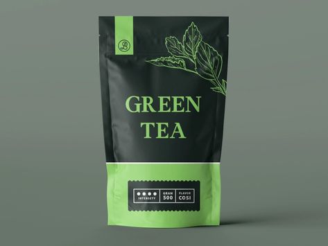 Package Design Green Tea by Fabian Krotzer on Dribbble Green Tea Packaging Design, Green Tea Packaging, Creative Label Design, Label Packaging Design, Tea Packaging Design, Minimal Typography, Butterfly Tea, Label Packaging, Honey Packaging