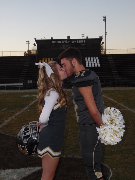 Cute Football And Cheerleader Pictures, Football And Drill Team Couple, Football Player Cheerleader Couple, Cute Football And Cheerleader Couples, Football And Dancer Couple, Football Cheer Couples, Baseball And Cheerleader Couple, Cheer Couple Pictures, Football And Cheer Pictures