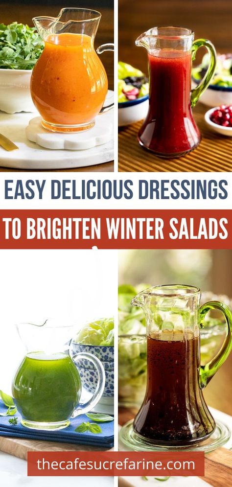 Christmas Salad Dressing Recipes, Warm Salad Dressings, Winter Salad Dressing Recipes, Christmas Salad Dressing, Spring Mix Salad Dressing, Winter Salad Dressing, Holiday Salad Dressing, Mango Salad Dressing, Cobb Salad Dressing