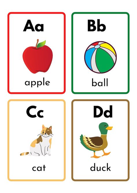 Printable Alphabet Letters Flashcards, Flash Card Alphabet, Printable Alphabet Flashcards, Abc Flashcards Printable, Abc Flash Cards, Alphabet Flash Cards Printable, Baby Flash Cards, Flashcards For Toddlers, Letter Flashcards