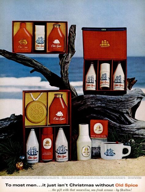 Vintage gift sets for men: After-shave, cologne & other grooming gifts for him - Click Americana Currier And Ives Prints, Vintage Groom, Vintage Shaving, Spice Gift, After Shave Lotion, Shaving Set, Gifts Vintage, Currier And Ives, Old Spice