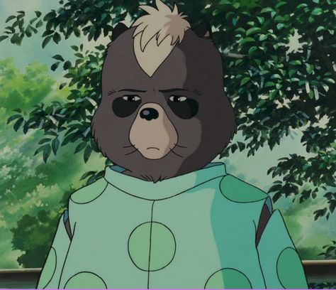 pom poko tamasaburo human - Google Search Pom Poko, My Neighbour Totoro, The Cat Returns, Movie Nerd, Studio Ghibli Movies, Castle In The Sky, Studio Ghibli Art, Ghibli Art, Ghibli Movies