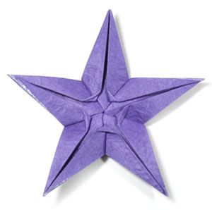 How to make a CB five-pointed seashell origami star: page 6 Easy Origami Step By Step, Origami Step By Step, Origami Star, Gather Round, Easy Origami, Origami Stars, How To Fold, Sea Star, Origami Easy