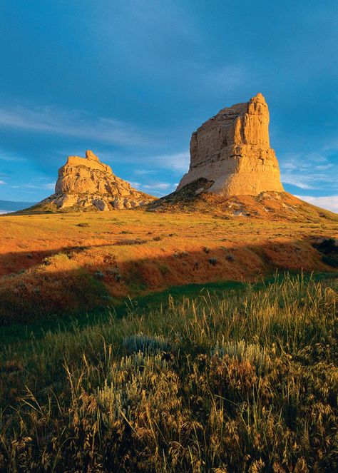 15 beautiful places to visit in Nebraska | Nebraska News | journalstar.com Nebraska Scenery, Stone Formation, Travel Nebraska, Desert Tattoo, California Trail, Hidden Waterfall, The Oregon Trail, Pony Express, Volcanic Ash