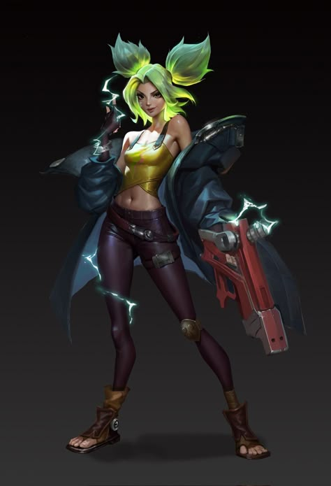 (1) Media posts by YUN (@Lwustor) / X Zbrush Character, Cyberpunk Design, Character Vector, Female Character Concept, League Of Legends Characters, Lgbt Art, Cyberpunk Character, Inspirational Artwork, Cute Cartoon Drawings