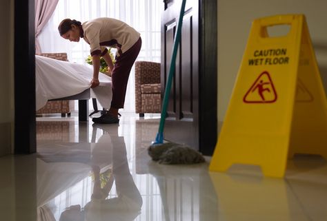 The Worst Hotel Guests Ever, According to Housekeepers 5 Year Anniversary Ideas, Building Cleaning Services, Hotel Housekeeping, Hotel Worker, Clark Howard, Industrial Cleaning, Window Cleaning Services, Move Out Cleaning, Janitorial Services