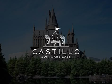 Castle logo design by Kibriya Sabbir Chess Competition, Venue Logo, Castle Nursery, Frozen Musical, Castle Logo, Tourism Logo, Logo Outline, Candle Logo, Minimalist Brand