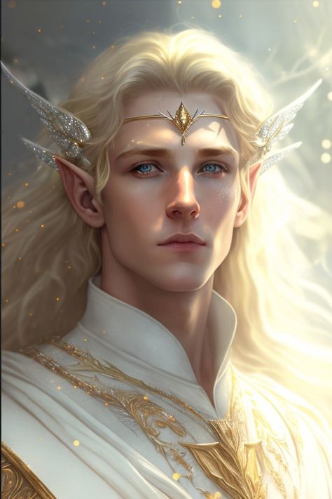 Vanyar Elves, Tolkien Fanart, Male Art Model, Snow Elf, Male Elf, Elven Princess, Elf King, Elf Characters, Arte Monster High