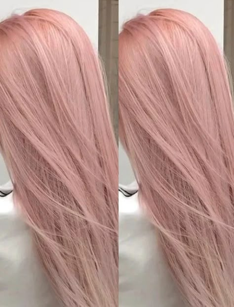 Milky Pink Hair Color, Milk Pink Hair, Dust Pink Hair, Smoky Pink Hair, Milky Pink Hair, Light Pink Hair Pastel, Korean Pink Hair, Beige Pink Hair, Baby Pink Hair Color