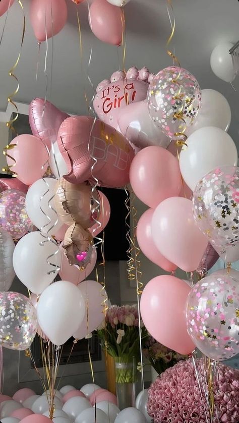 Vision Board Baby Girl, Baby Girl Vision Board, Baby Shower Vision Board, Welcome Home Baby Girl Decorations Decor, Welcome Baby Girl Decoration Ideas, Baby Shower Aesthetic Girl, Baby Girl Welcome Decoration Ideas Home, Baby Girl Welcome Decoration, Baby Welcome Decoration Home