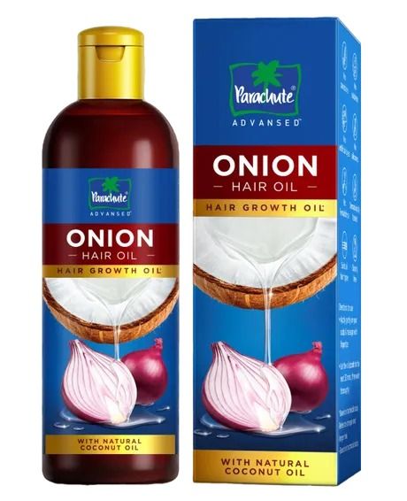 Parachute Advansed Onion Coconut Hair Oil for Hair Growth & Long Hair Onion Hair Growth, Onion Hair Oil, Hair Oil For Hair Growth, Onion Hair, Jasmine Hair, Heavy Hair, Onion For Hair, Oil For Hair Growth, Artificial Dyes