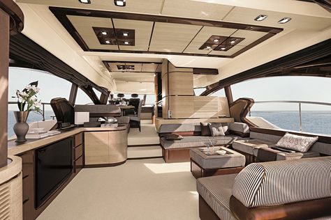 Azimut 70 Flybridge | Azimut Yachts | Perfil Náutico | Flickr Yachts Interior, Azimut Yachts, Luxury Yacht Interior, Boat Navigation, Yacht World, Yacht Interior Design, Boat Interiors, Luxury Boats, Dream Boat