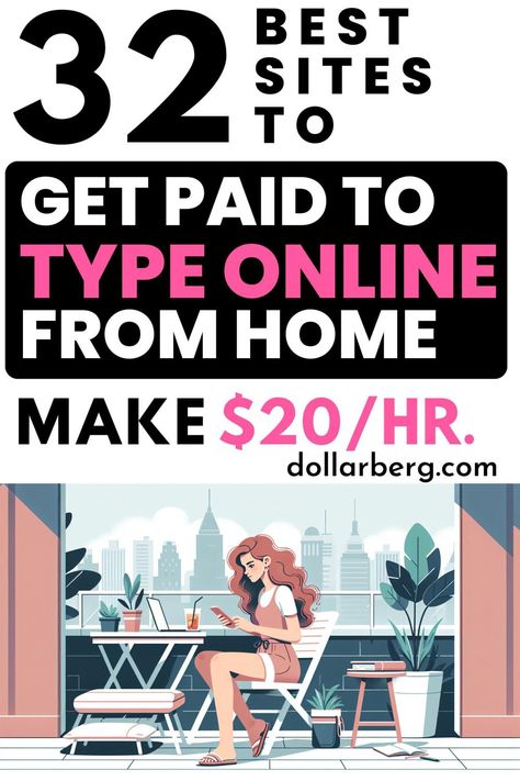 32 Best Typing Jobs Websites That Pay You to Type from Home – Start Today! Online Typing Jobs, Typing Jobs From Home, Typing Skills, Typing Jobs, Flexible Jobs, Online Writing Jobs, Data Entry Jobs, Ways To Get Money, Jobs Online