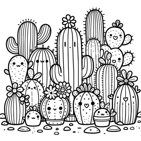 Free printable desert coloring pages for kids. Check out of hundreds of free coloring pages for kids and adults!.#coloringfun #coloringpages #coloringtime #coloringtherapy #coloringaddict Pictures To Print And Color, Colorful Simple Art, Free Printable Coloring Pages For Teens, Cute Coloring Pages Printable, Color Pages Free Printable, Free Printable Coloring Pages For Kids, Desert Coloring Pages, Cactus Coloring Page, Cute Adult Coloring Pages