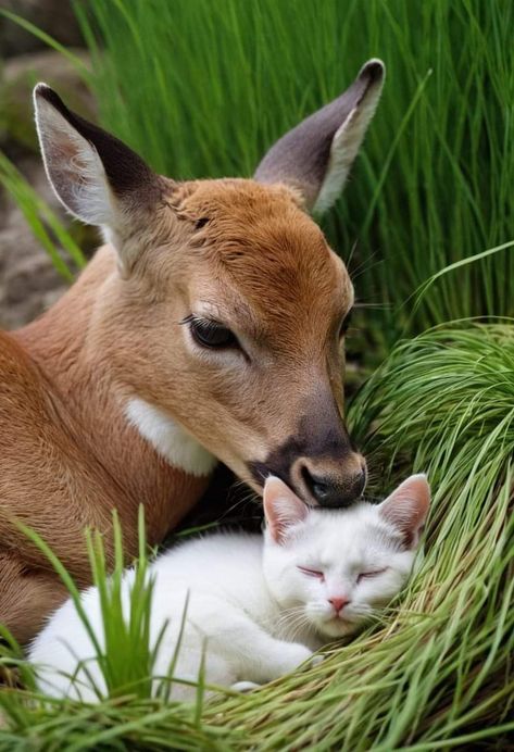 Animal Emotions, Animals Being Friends, Animals Helping Each Other, Animals Loving Each Other, Animal Friendships, Animals Looking Into Camera, Unique Animal Friendships, Dog And Cat Friendship, Unusual Animal Friends