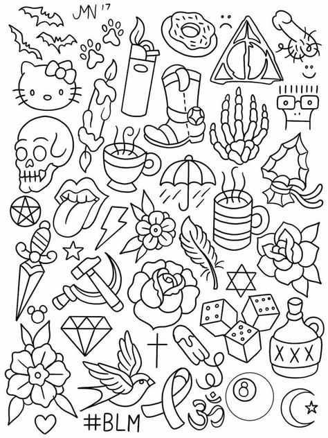 Pin by Yoongis Secretary on Line Art | Tattoo stencil outline, Sharpie tattoos, Flash tattoo designs Simple Stencil Tattoo, Inbox Tattoos, Anime Flash Art, Tattoo Doodles, Tattoo Stencil Designs, Tato Flash, Beginner Tattoos, Outline Tattoo, Sharpie Tattoos