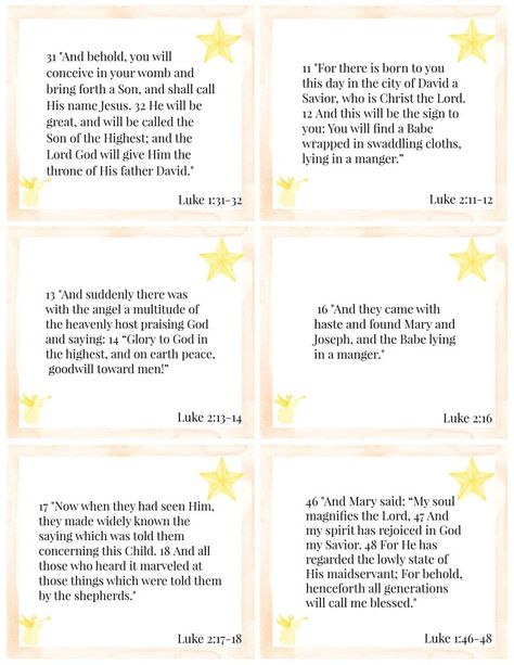 Verses For Christmas Cards Free Printable, Bible Verses About Christmas, Watercolor Bible, Christmas Verses, Short Bible Verses, Christmas Scripture, Christmas Bible Verses, Verse Cards, Verses About Love