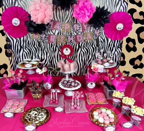 Photo 1 of 9: diva/rock / Birthday "Diva Birthday Party PRINTABLE " | Catch My Party Diva Party Decorations, Mcbling Birthday, 2000s Birthday Party Theme, 2000s Birthday Party, Diva Birthday Party, Y2k Birthday Party, 2000s Birthday, Y2k Birthday, Sixteen Birthday Party Ideas